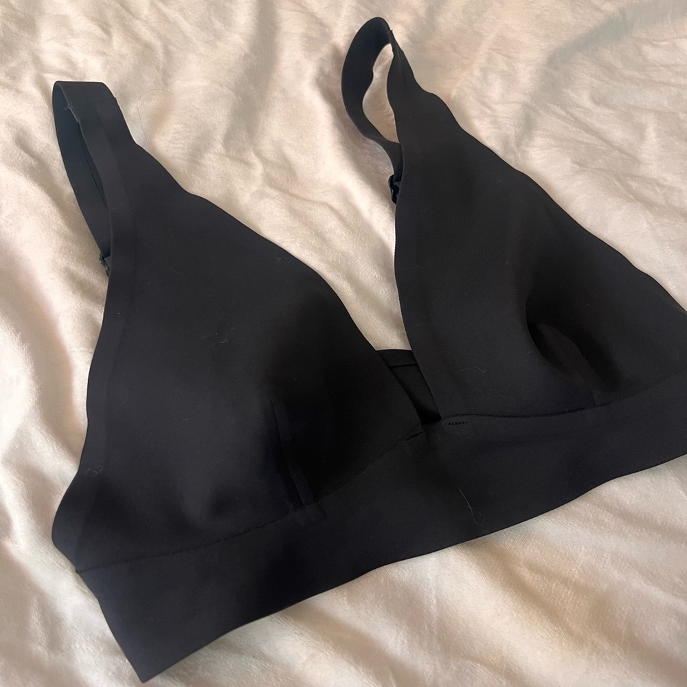Free People Movement Erin Scuba Black Bralette - Picture 2 of 6